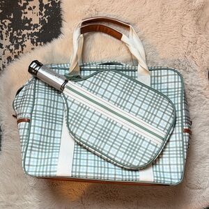 Cute plaid pickle ball bag NWOT